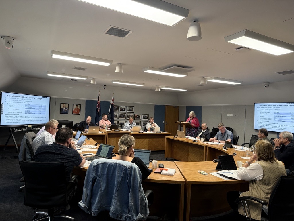 Council Workshop meeting in Council Chambers